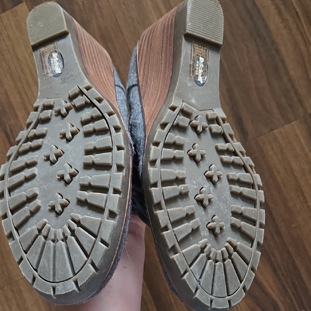 Dr Scholls Gray Wedge Ankle Boots with Side Zipperđ„Buy2Get1Freeđ„ - Picture 4 of 5